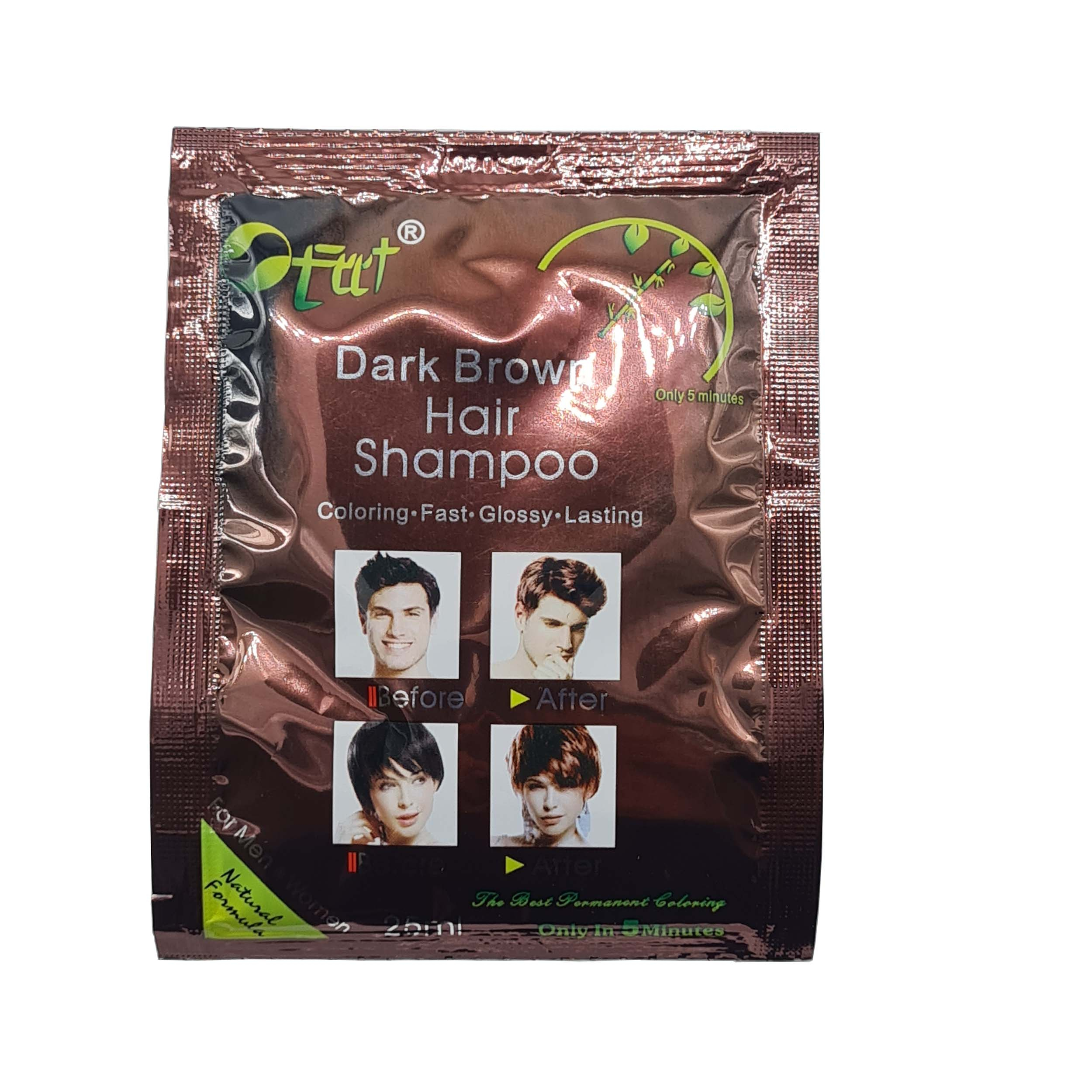 شامپو رنگ مو فکت مدل بامبو حجم 250 میلی لیتر رنگ قهوه ای تیره