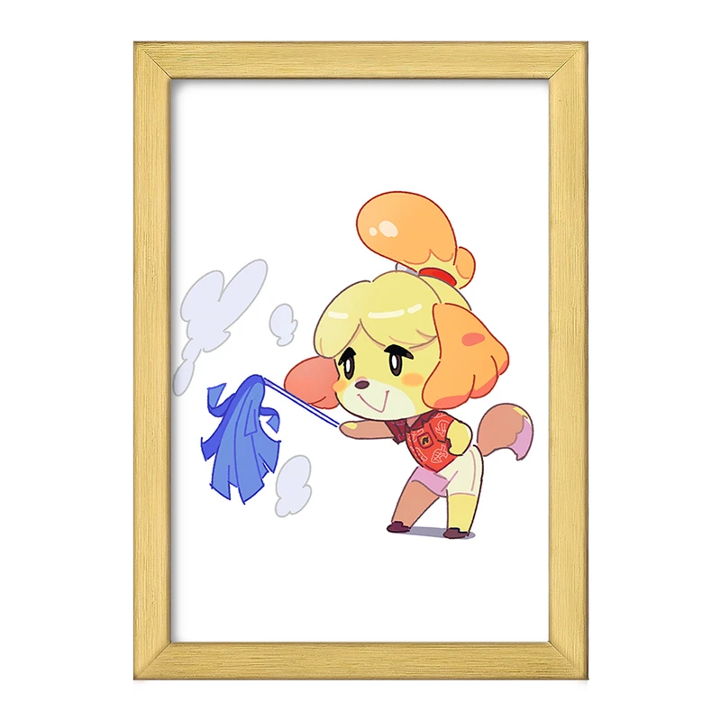 تابلو خندالو طرح بازی انیمال کراسینگ (Animal Crossing) کد 32637