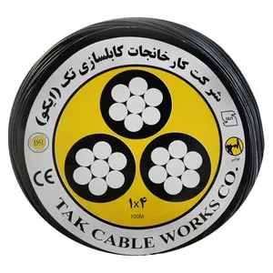 سیم برق افشان 1 در 4 کابل تک مدل NYAFBL14