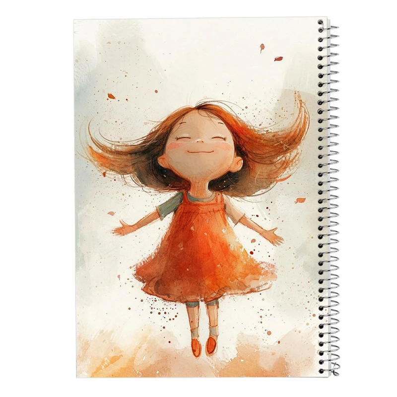 دفتر ژورنال نویسی 50 برگ مدوپد مدل نقطه ای طرح دخترانه کد DF15727