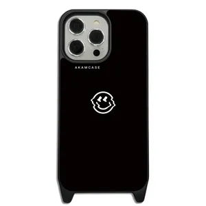 AKAM AMCWLA15PROMAX-HAPPY FACE8 Cover For Apple iPhone 15 Pro Max
