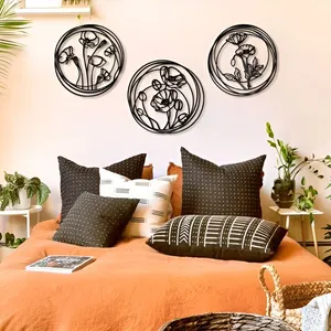 دیوارکوب مدل شقایق مجموعه 3 عددی