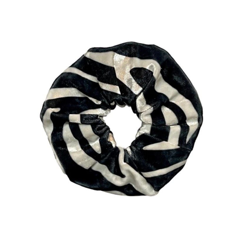 کش مو زنانه مدل اسکرانچی راه راه کد 180-2