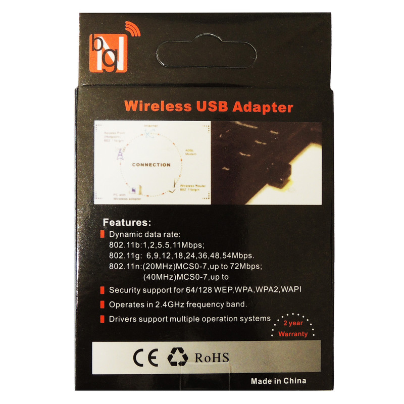 کارت شبکه USB بی سیم مدل LV-UW06 2