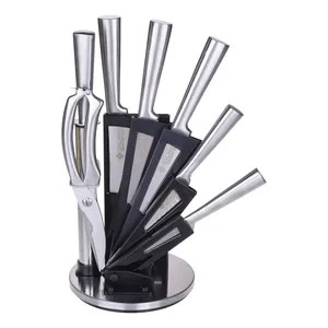 سرویس چاقو آشپزخانه 8 پارچه چیلانکو مدل کلاسیک پایه استیل