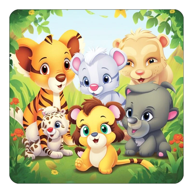 مگنت کاکتی طرح حیوانات کارتونی مدل mp27660