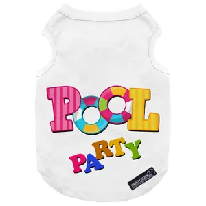 لباس سگ و گربه 27 طرح Pool Party کد MH792 سایز S