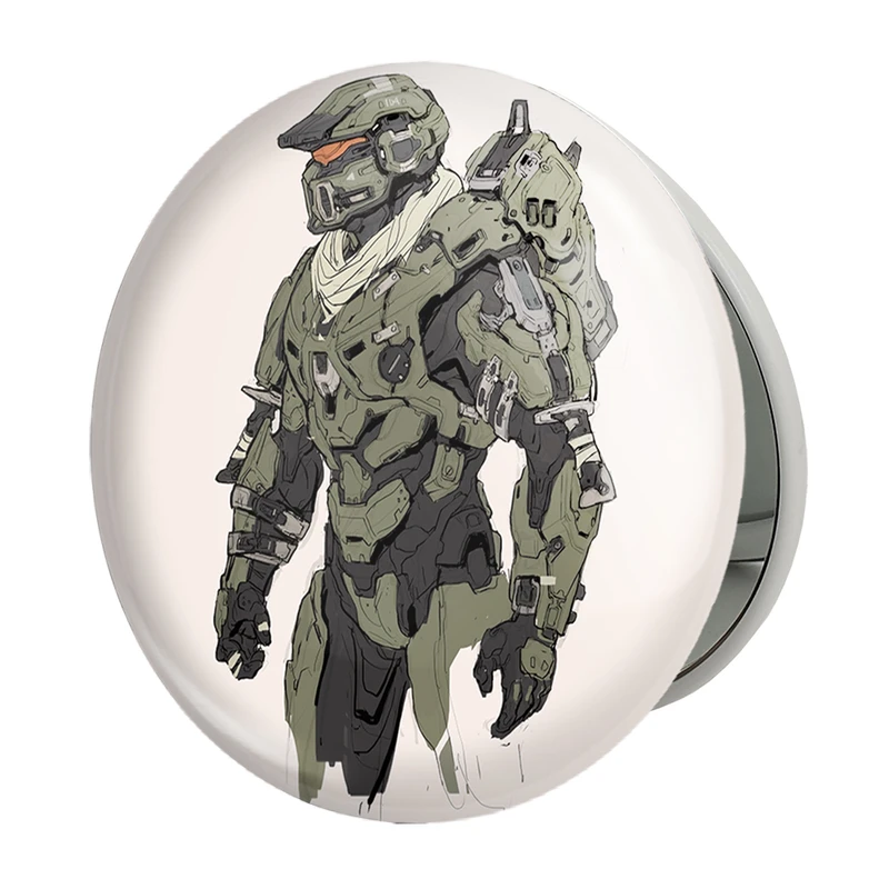 آینه جیبی خندالو طرح بازی هیلو (Halo) مدل تاشو کد 31494