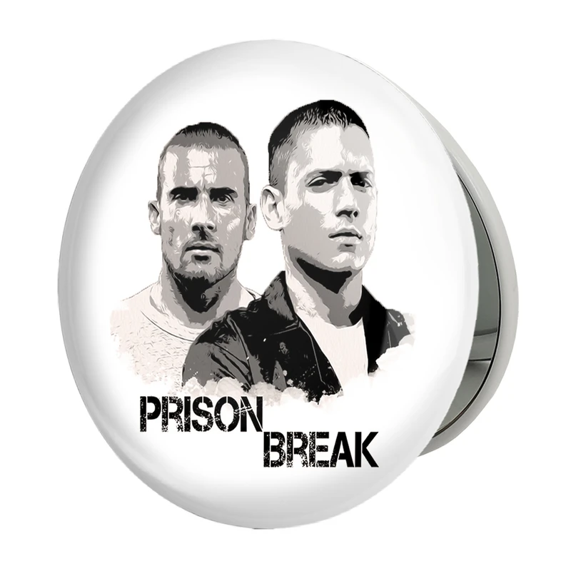 آینه جیبی خندالو طرح سریال فرار از زندان Prison Break مدل تاشو کد 10216 