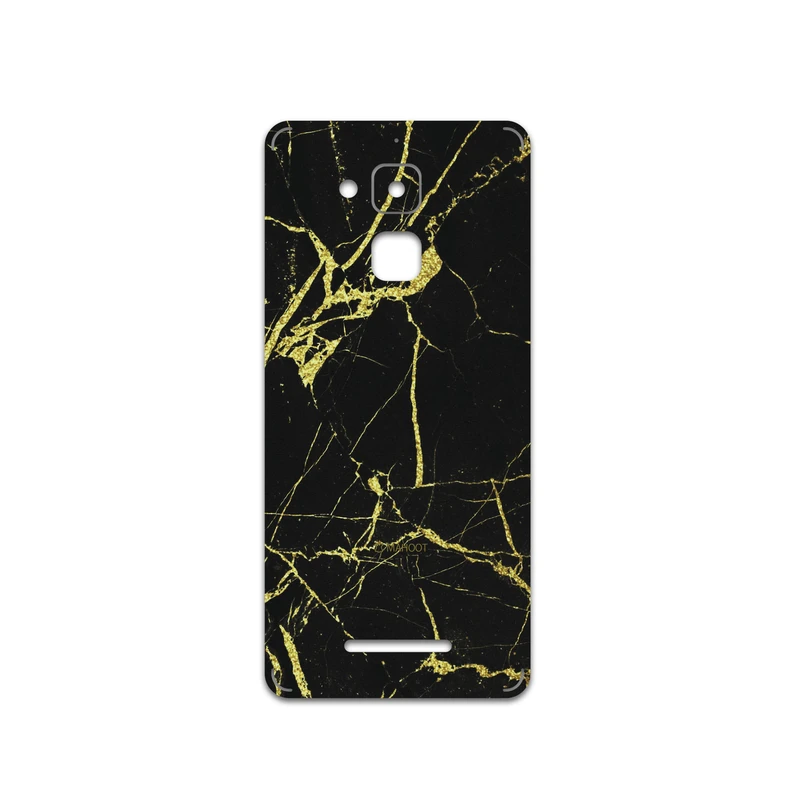برچسب پوششی ماهوت مدل Graphite-Gold-Marble مناسب برای گوشی موبایل ایسوس Zenfone 3 Max ZC520TL