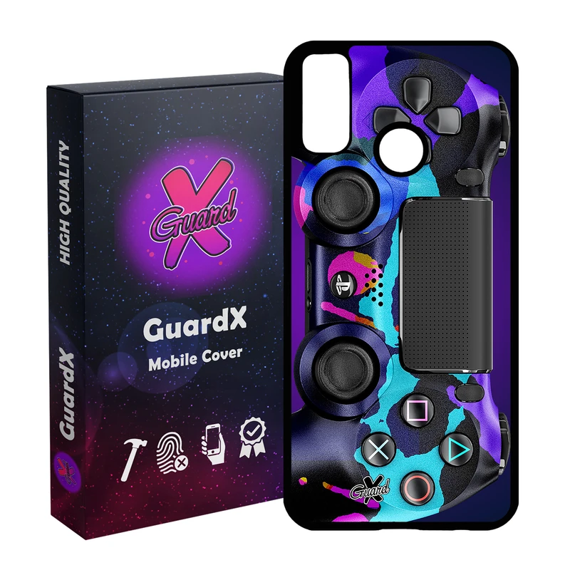 کاور گارد ایکس طرح PS4 Controller مدل Glass10089 مناسب برای گوشی موبایل هوآوی Y8s
