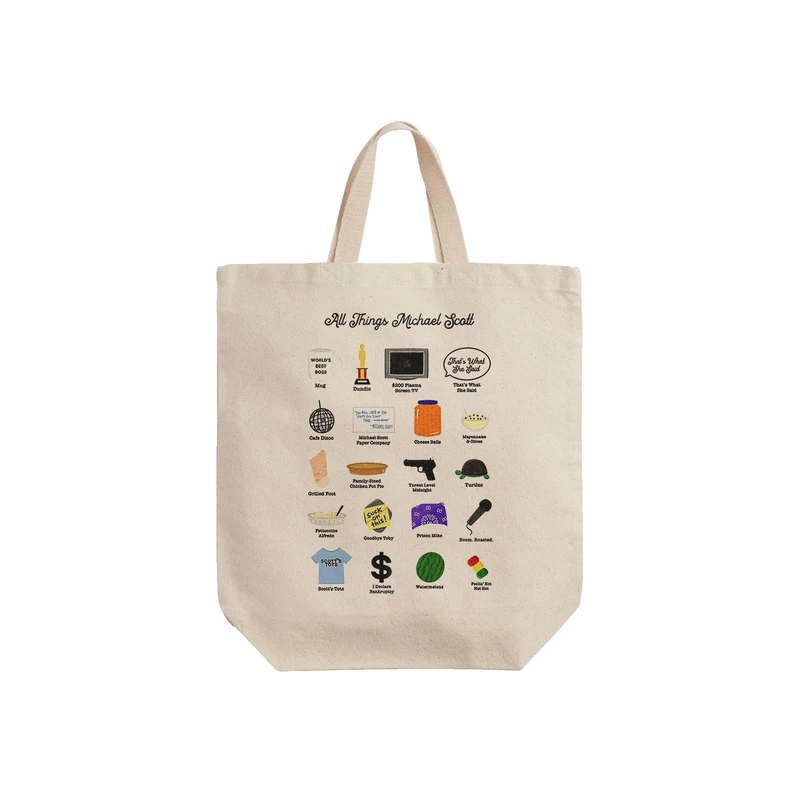 ساک خرید ترمه طراحان ایده مدل سریال آفیس کد cfp2699 - S