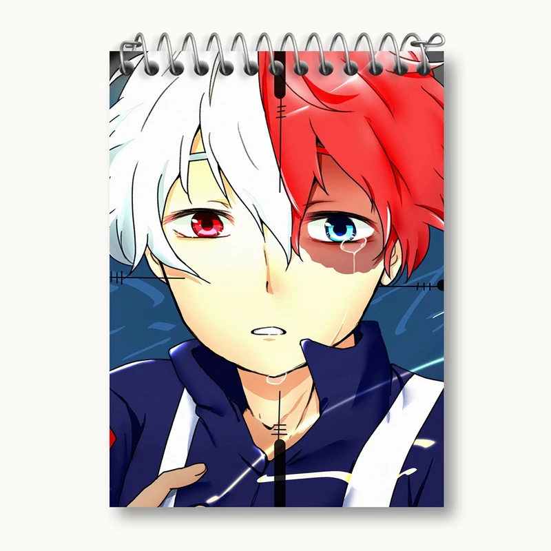 دفتر یادداشت 50 برگ خندالو مدل شوتو تودوروکی انیمه آکادمی قهرمان من کد 16156