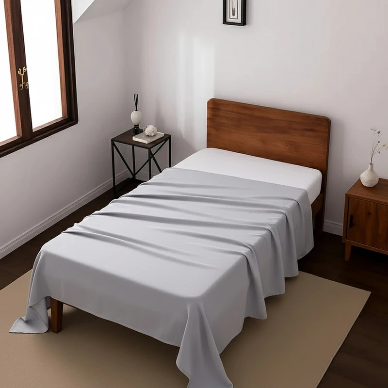 ملحفه فیلور آدنو مدل Plain کد FI37 یک نفره سایز 240x140 سانتی‌متر