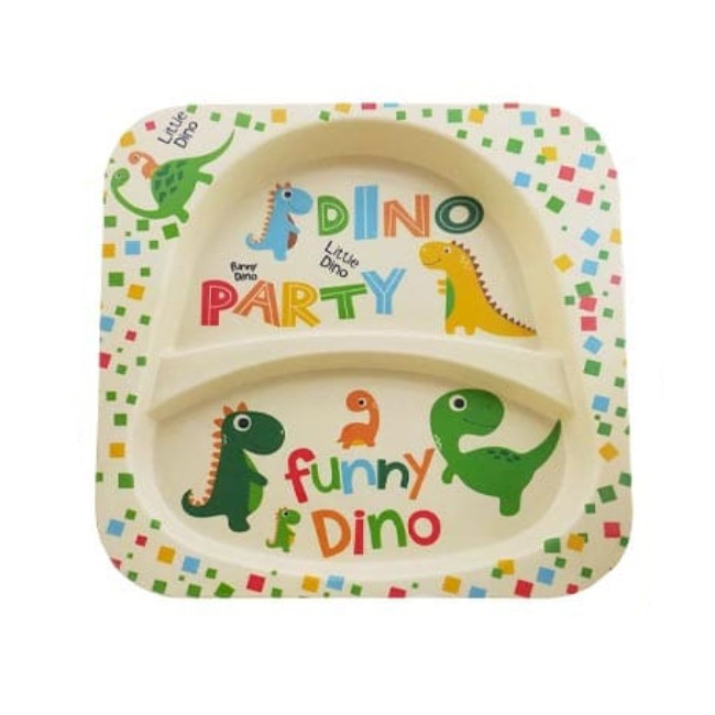 بشقاب کودک مدل Dino Party کد B104