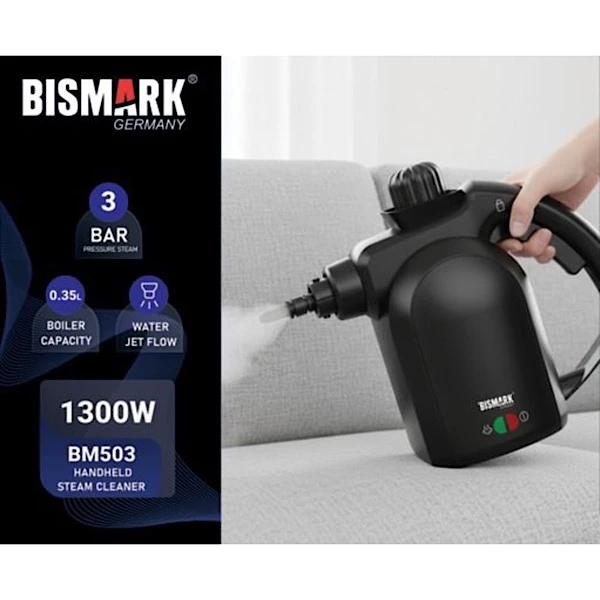عکس شماره 4 : بخار شو 1300 وات 0.35 لیتری بیسمارک مدل bm503