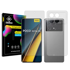 Arka Glass Tough model transparent screen protector suitable for Xiaomi Poco X6 Pro Mobile phone Along with the phone back protector