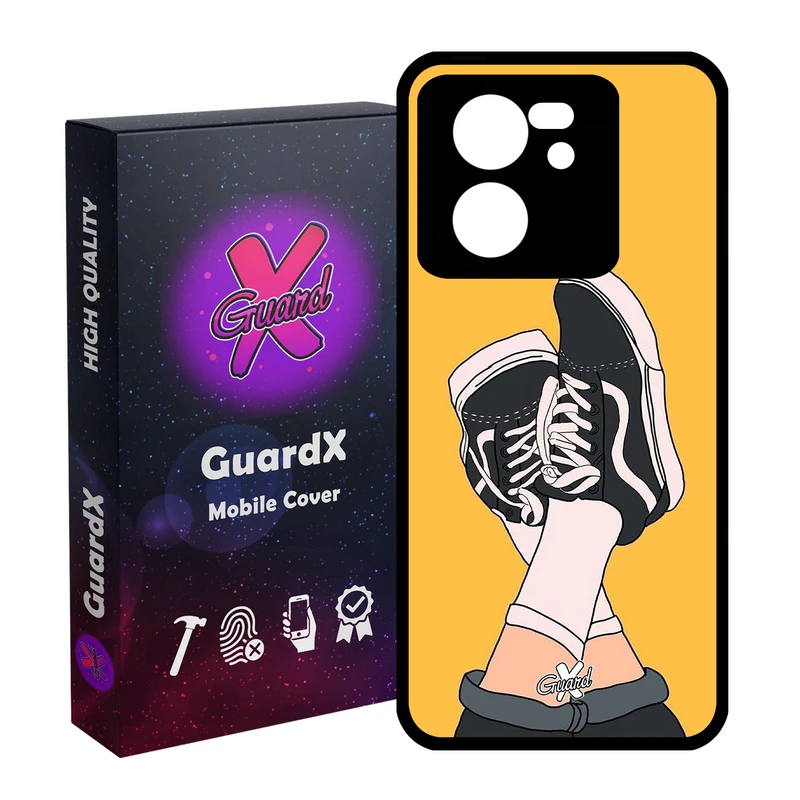 کاور گارد ایکس طرح Shoes مدل Glass10051 مناسب برای گوشی موبایل شیائومی 13T/13T Pro/Redmi K60 Ultra