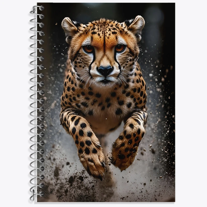 دفتر نت موسیقی 50 برگ خندالو طرح یوزپلنگ کد F8493