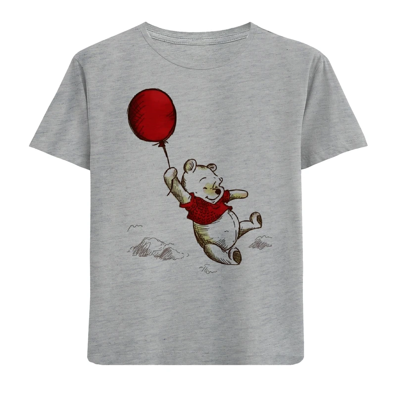 تی شرت پسرانه مدل کوتاه خرس و بادکنک F268