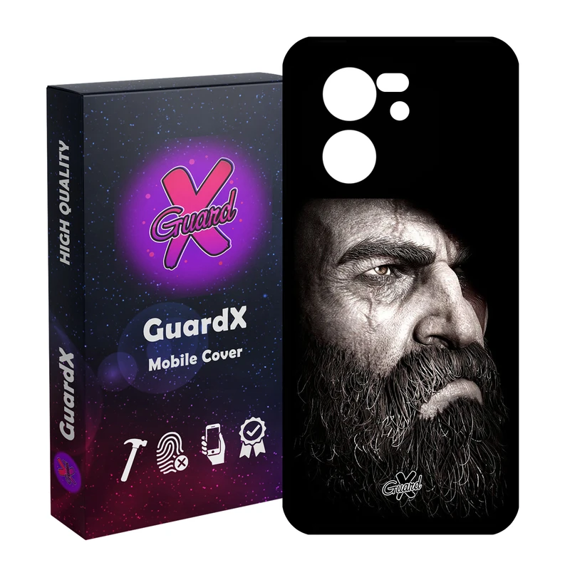 کاور گارد ایکس طرح God of War مدل Glass10100 مناسب برای گوشی موبایل شیائومی 13T/13T Pro/Redmi K60 Ultra