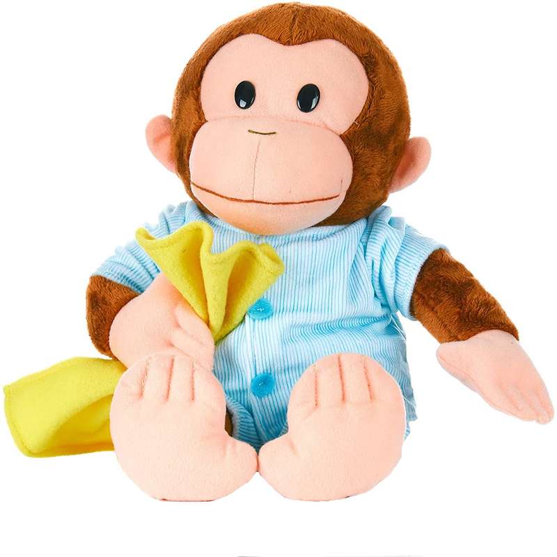 عروسک طرح میمون مدل Curious George کد SZ/18 ارتفاع 30 سانتی متر