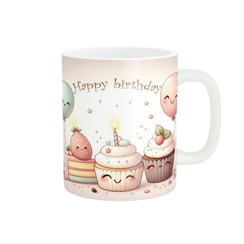 ماگ پاد آفرین طرح تولد کد 3012