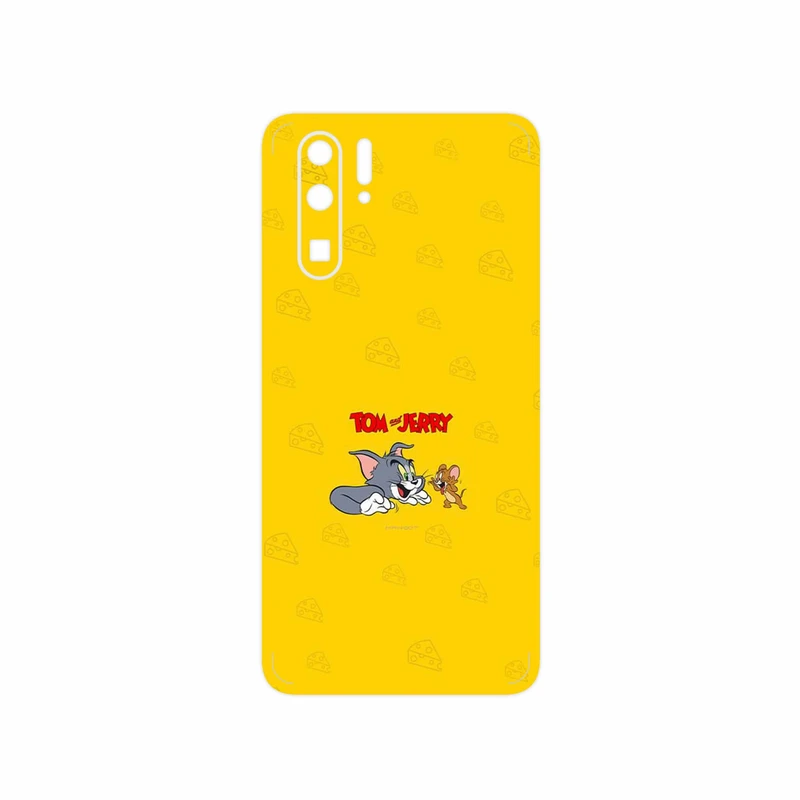 برچسب پوششی ماهوت مدل Tom and Jerry مناسب برای گوشی موبایل هوآوی P30 Pro