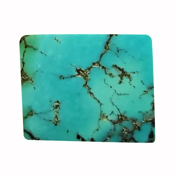 سنگ فیروزه نیشابور سلین کالا مدل مستطیل  کدPc4-10