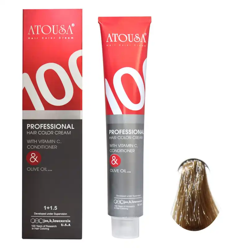 رنگ مو آتوسا شماره N7 حجم 100 میلی لیتر رنگ بلوند روشن