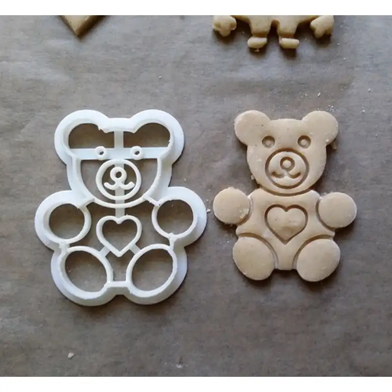 قالب شیرینی مدل خرس عاشق کد 210