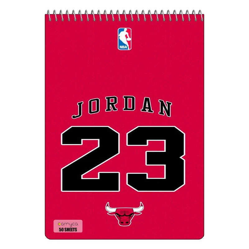 دفتر نقاشی 50 برگ سیمی کارنیکا طرح جردن Jordan کد 33892