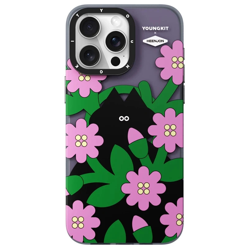 کاور یانگ کیت مدل  Cat Flower Magsafe مناسب برای گوشی موبایل اپل 14/iphone 13