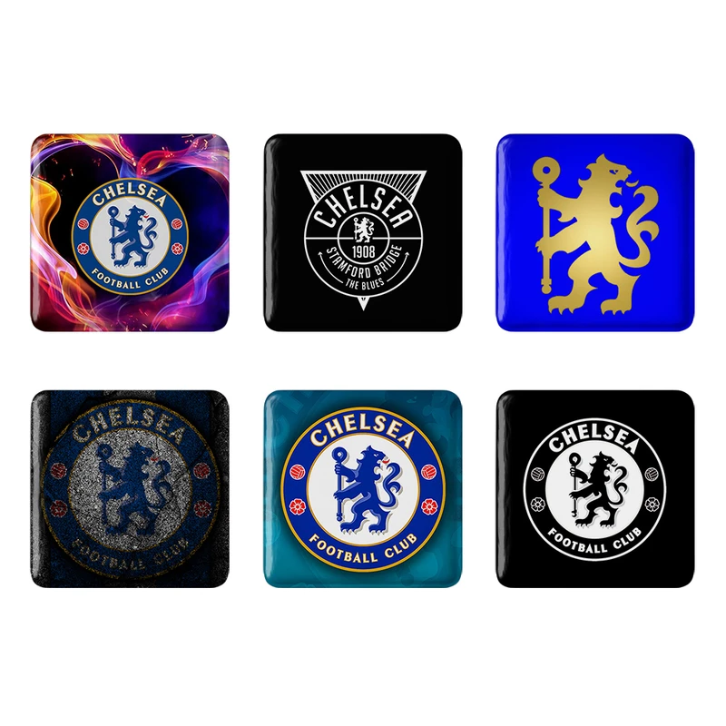 مگنت خندالو طرح باشگاه چلسی Chelsea کد 1714A مجموعه 6 عددی