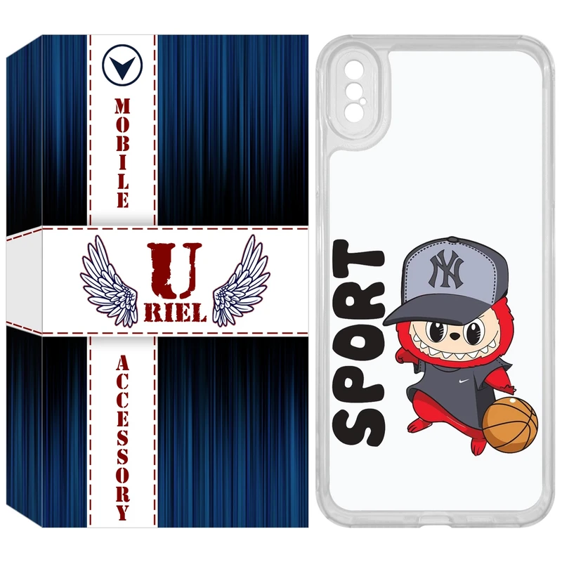 کاور یوریل مدل Clear کد 148 طرح لبوبو Labubu مناسب برای گوشی موبایل اپل iPhone XS Max