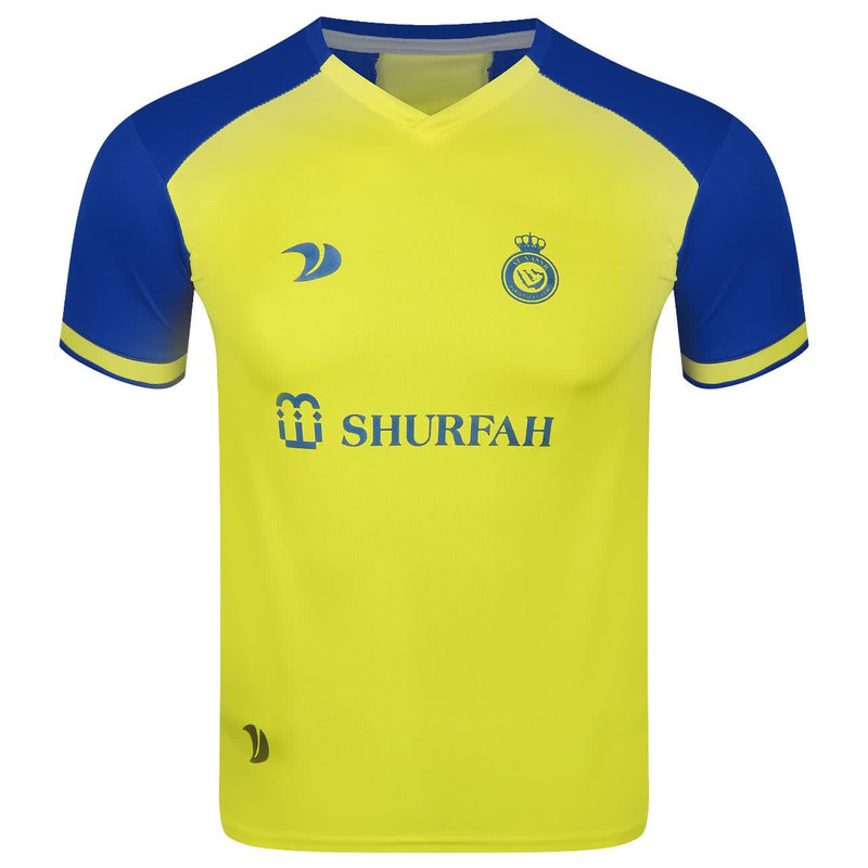 ست لباس ورزشی مردانه مدل النصر طرح رونالدو 2023