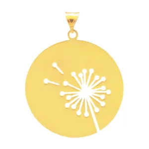 آویز گردنبند طلا 18 عیار زنانه سهی مدل قاصدک SP12