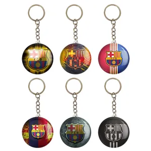 جاکلیدی خندالو مدل باشگاه بارسلونا FC Barcelona کد 1689B مجموعه 6 عددی