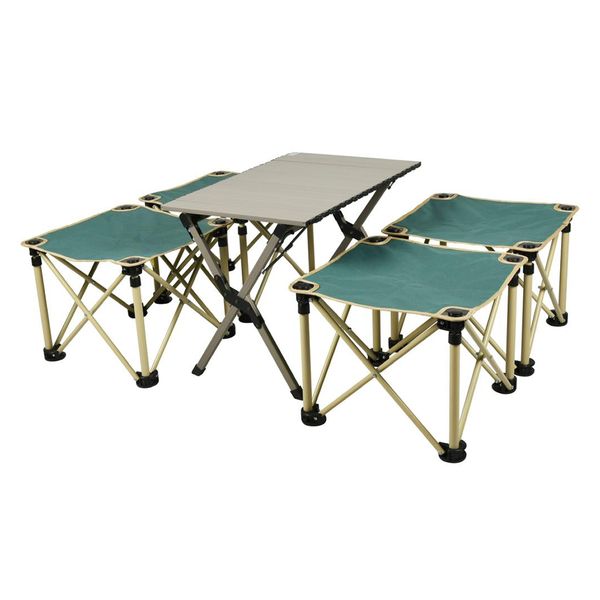 میز و صندلی تاشو سفری تیتو کمپ مدل OUTDOOR COMBO بسته 5 عددی