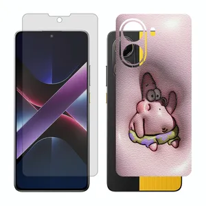 Glass Together model transparent screen protector suitable for Xiaomi Poco X7 Pro mobile phone with back cover sticker