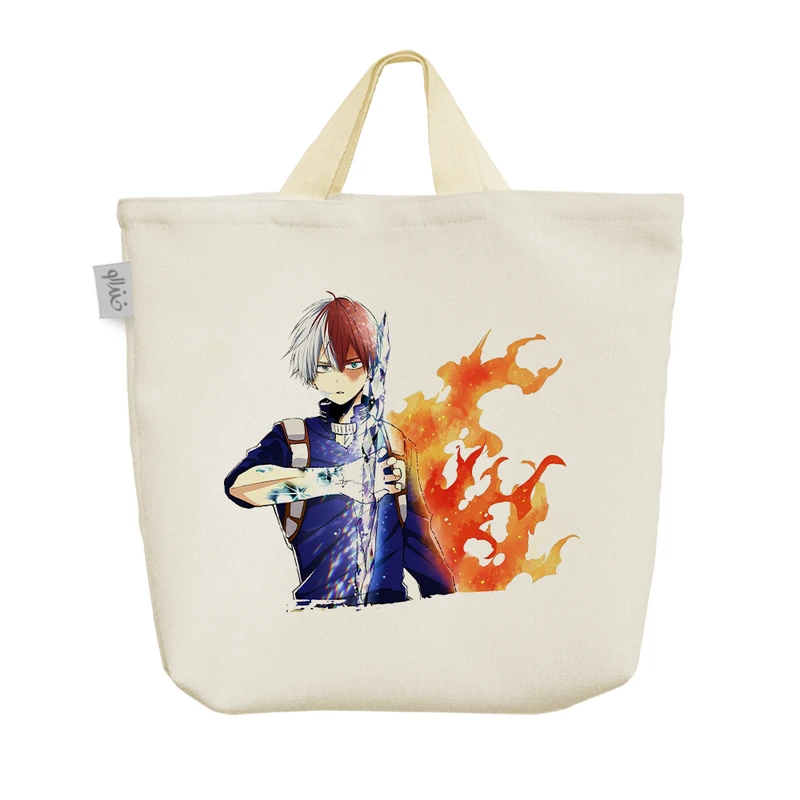 ساک خرید خندالو مدل شوتو تودوروکی انیمه آکادمی قهرمان من کد 1170