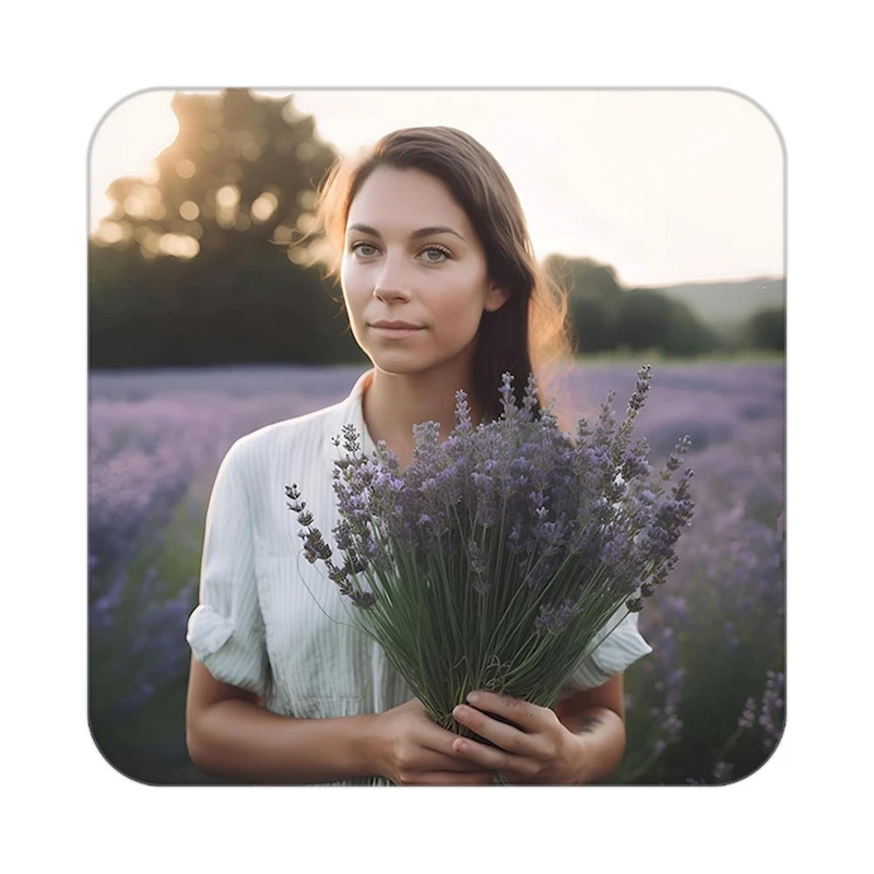 زیر لیوانی کاکتی طرح گل مدل mp18509