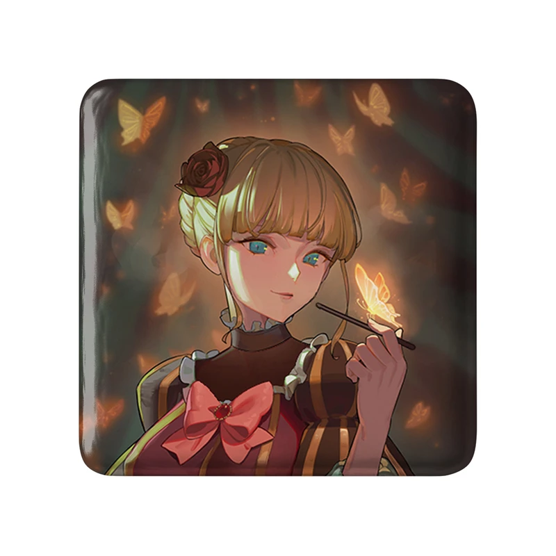 مگنت خندالو طرح بازی اومینکو (Umineko) مدل مربعی کد 34600