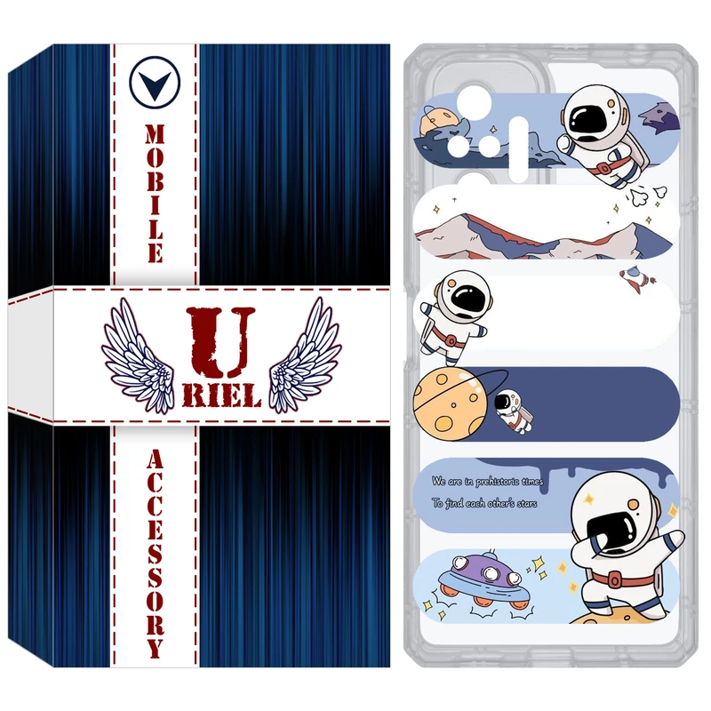 کاور یوریل قاب مدل Clear کد 30 طرح کهکشان مناسب برای گوشی موبایل شیائومی Redmi Note 10 Pro / Note 10 Pro Max
