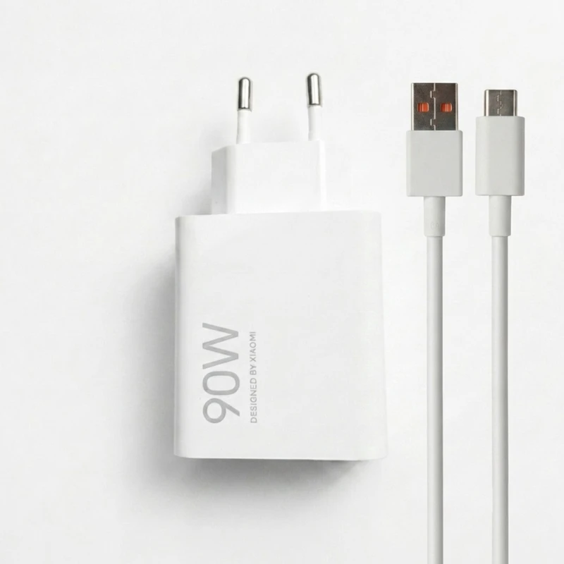 شارژر دیواری 90 وات مدل MDY-15-EK به همراه کابل تبدیل USB به USB-C 