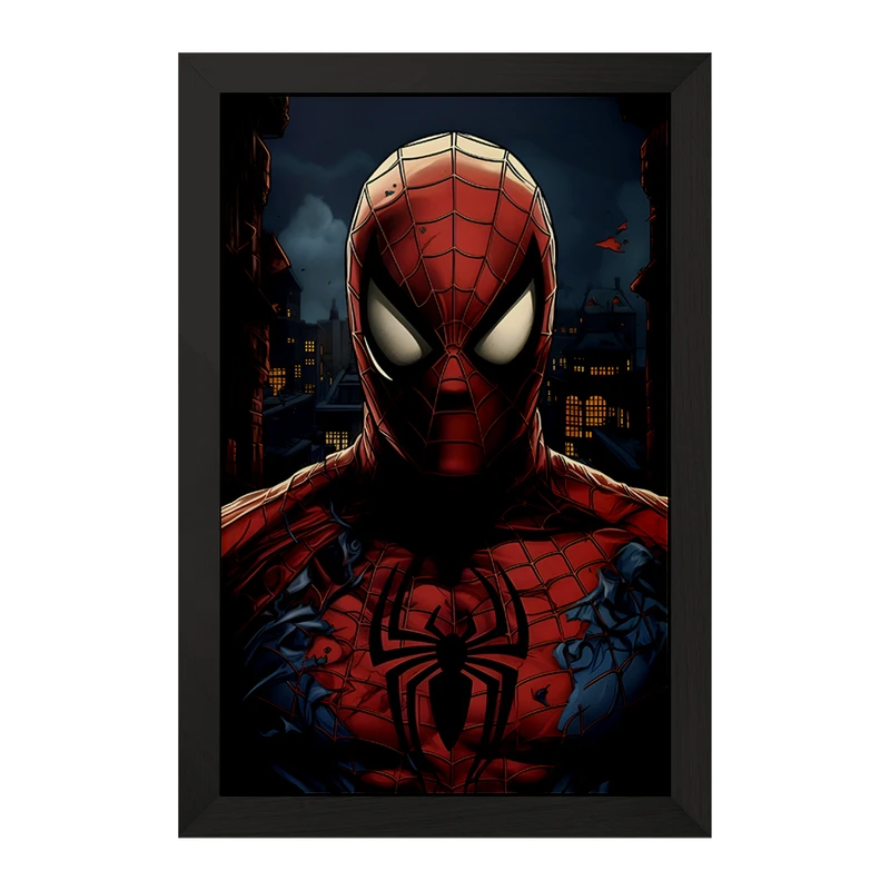 تابلو خندالو مدل مرد عنکبوتی (Spider Man) کد F6929