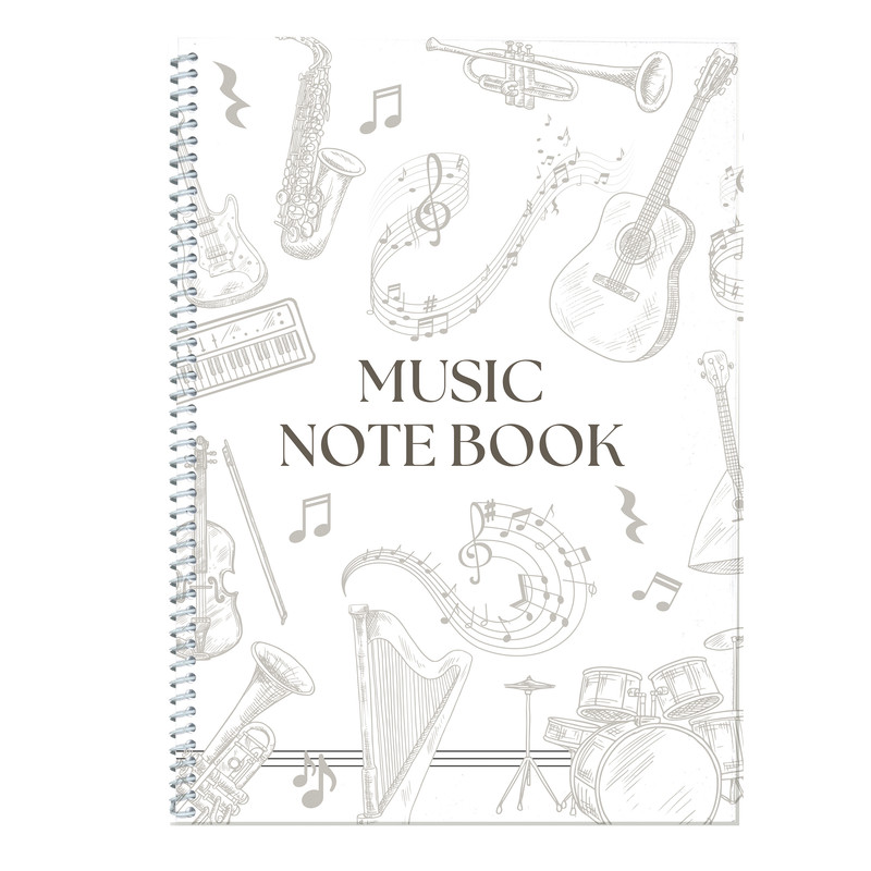 دفتر نت موسیقی 60 برگ مدل S603