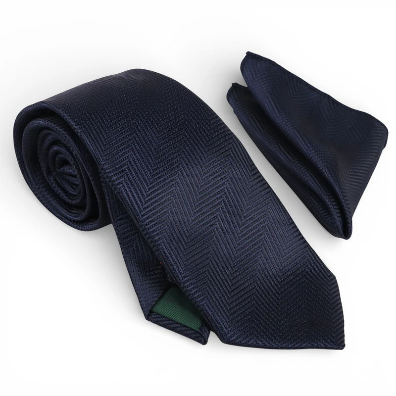 کراوات و دستمال جیب مردانه نسن مدل V73