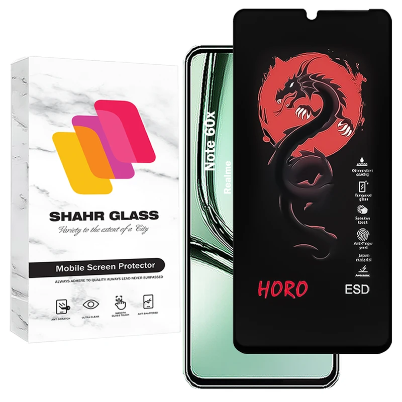 محافظ صفحه نمایش شهر گلس مدل HFUS20 مناسب برای گوشی موبایل ریلمی Note 60x