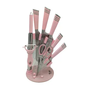سرویس چاقو آشپزخانه 9 پارچه یونی هوم کد 16P